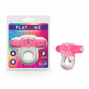 Play with Me Teaser Vibrating Cock Ring Pink